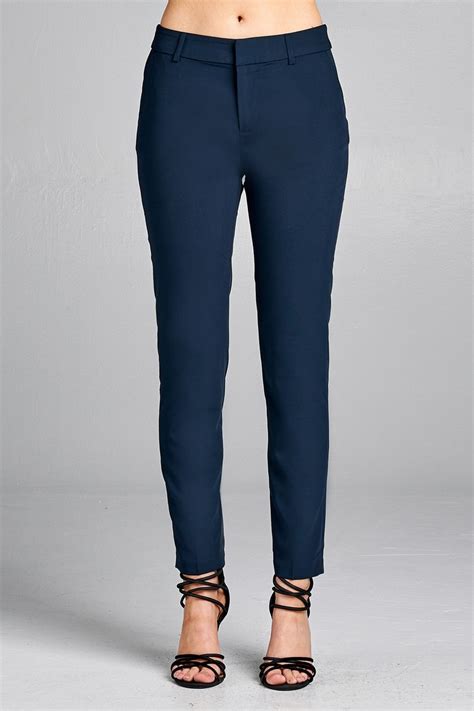 women's navy blue uniform pants